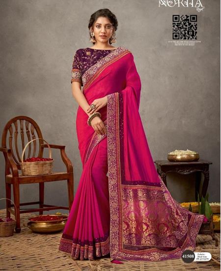 Picture of Radiant Pink Fashion Saree