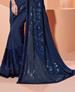 Picture of Statuesque Royal Blue Fashion Saree