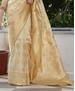 Picture of Beauteous Off White Silk Saree