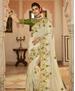 Picture of Bewitching Cream Georgette Sarees