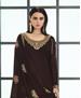 Picture of Enticing Coffee Straight Cut Salwar Kameez
