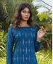 Picture of Excellent Teal Blue Kurtis & Tunic
