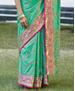 Picture of Radiant Sea Green Casual Saree