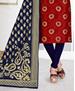 Picture of Radiant Red Straight Cut Salwar Kameez
