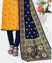 Picture of Shapely Yellow Straight Cut Salwar Kameez