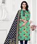 Picture of Well Formed Sea Green Straight Cut Salwar Kameez