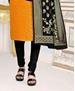 Picture of Grand Yellow Straight Cut Salwar Kameez