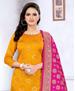 Picture of Charming Yellow Straight Cut Salwar Kameez