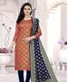 Picture of Pretty Red Straight Cut Salwar Kameez