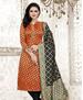 Picture of Stunning Red Straight Cut Salwar Kameez