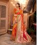 Picture of Sublime Orange Silk Saree