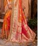 Picture of Sublime Orange Silk Saree