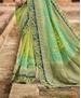 Picture of Delightful Sea Green Silk Saree
