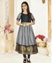 Picture of Comely Black+grey Kids Gown