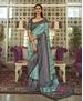 Picture of Beauteous Teal Silk Saree
