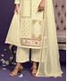 Picture of Fascinating Ligth Yellow Straight Cut Salwar Kameez
