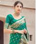 Picture of Ravishing Mint Green Silk Saree