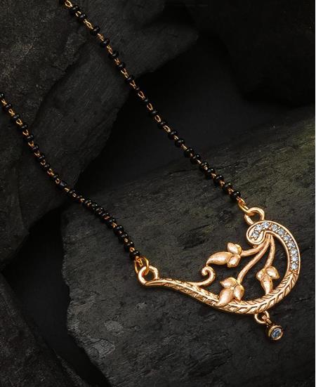 Picture of Stunning Gold & Black Mangalsutra