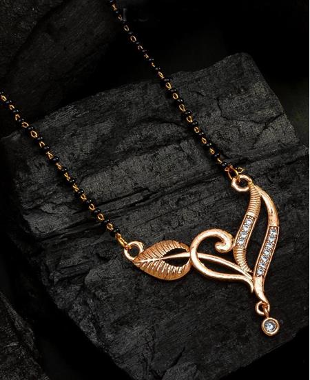 Picture of Statuesque Gold & Black Mangalsutra