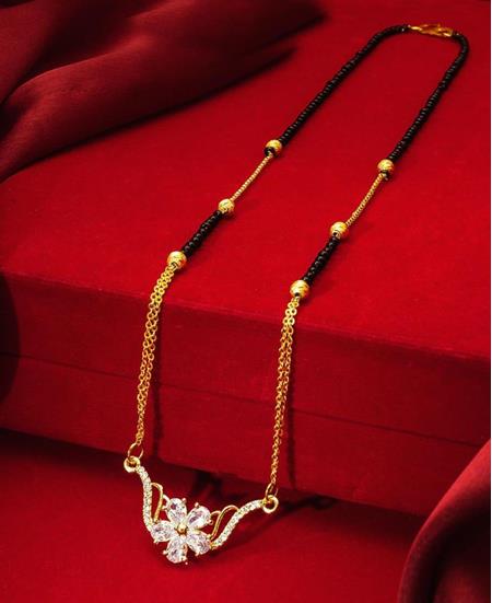 Picture of Alluring Gold & Black Mangalsutra
