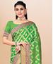 Picture of Gorgeous Green Silk Saree