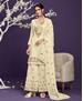 Picture of Enticing Cream Straight Cut Salwar Kameez