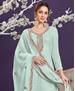 Picture of Magnificent Sea Green Straight Cut Salwar Kameez