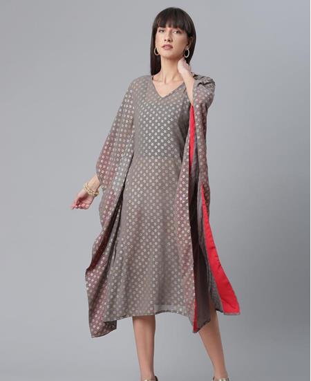 Picture of Charming Grey Arabian Kaftans