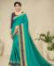 Picture of Admirable Turquoise Green Casual Saree