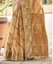 Picture of Shapely Cream Casual Saree