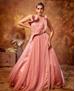 Picture of Well Formed Peach Readymade Gown