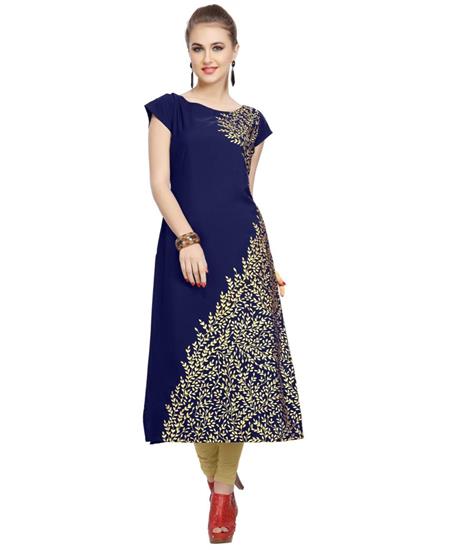 Picture of Shapely Blue Kurtis & Tunic