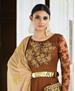 Picture of Enticing Brown Straight Cut Salwar Kameez