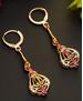 Picture of Delightful Rose Gold Pink Earrings