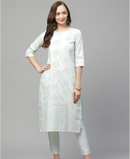 Picture of Fine Mint Green Kurtis & Tunic