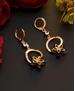 Picture of Statuesque Rose Gold Black Earrings