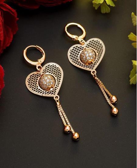Picture of Graceful Rose Gold Earrings