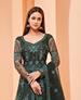 Picture of Charming Green Party Wear Salwar Kameez