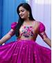 Picture of Beautiful Rani Pink Party Wear Gown