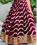 Picture of Pleasing Wine Party Wear Gown