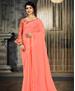 Picture of Enticing Peach Casual Saree