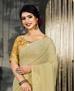 Picture of Excellent Light Golden Casual Saree