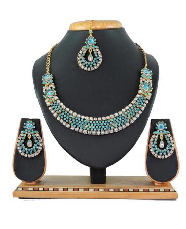 Picture of Exquisite Firozi Necklace Set