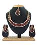 Picture of Splendid Maroon Necklace Set