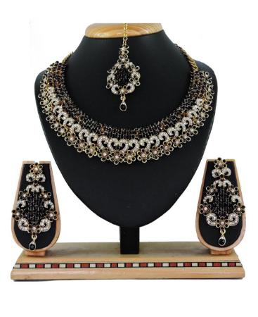 Picture of Alluring Black Necklace Set