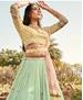Picture of Well Formed Pale Green Readymade Lehenga Choli