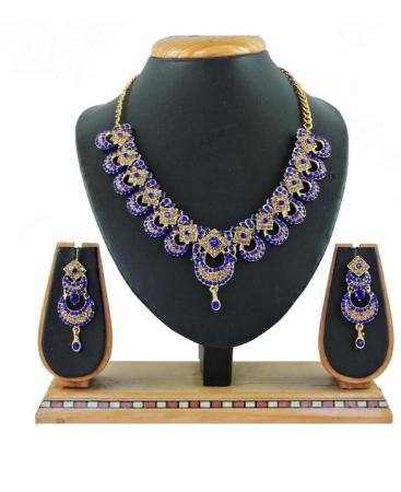 Picture of Fascinating Blue Necklace Set