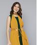 Picture of Lovely Green With Yellow Readymade Gown