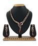 Picture of Sightly Maroon & Green Necklace Set