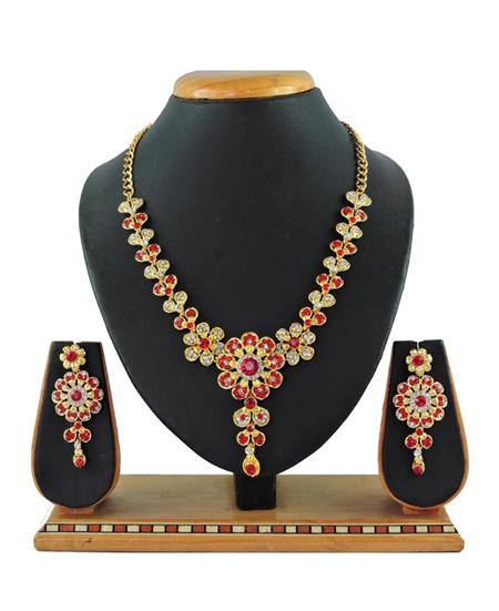 Picture of Alluring Red Necklace Set